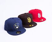 New Era 59FIFTY MLB Authentic Performance Milwaukee Brewers Fitted Team Color Cap