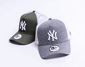 New Era 9FORTY Trucker MLB Jersey New York Yankees Grey Heather / White Cap