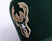 Mitchell & Ness Team Ground 2.0 Snapback Milwaukee Bucks Green Cap