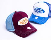 Von Dutch Boston Trucker Cotton Twill Purple/Lt.Blue Cap