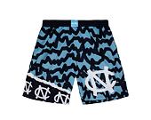 Mitchell & Ness NCAA Jumbotron 2.0 Shorts University Of North Carolina Navy / Light Blue