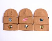 '47 Brand NHL Seattle Kraken Haymaker '47 Cuff Knit Camel Winter Beanie