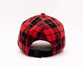 New Era 9FORTY MLB Plaid  Boston Red Sox Scarlet Red Cap