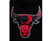 New Era Infill Team Logo Oversized Hoody Chicago Bulls Black / Red