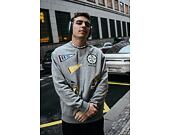 New Era Heritage Patch Oversized Crewneck Heather Gray / Off White Hoody