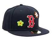 Kšiltovka New Era 59FIFTY MLB Floral Boston Red Sox Navy