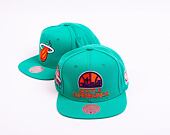 Kšiltovka Mitchell & Ness NBA Desert Green Snapback Hwc Seattle Supersonics Teal