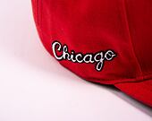 Kšiltovka Mitchell & Ness NBA Logo History Fitted Hwc Chicago Bulls Red