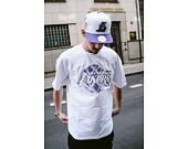 Triko New Era NBA Infill Logo Oversized Tee Los Angeles Lakers White / True Purple