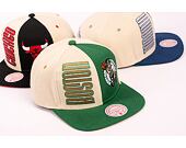 Kšiltovka Mitchell & Ness NBA Pop Panel Snapback Boston Celtics Off White / Green