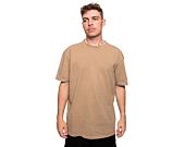 Triko Brandit Acid Washed Heavy Oversized Tee Unionbeige