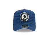 Kšiltovka New Era 9FIFTY Stretch-Snap All Over Print Checkered Chelsea FC Lion Crest Navy