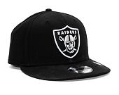 New Era 9FIFTY NFL Black & White Las Vegas Raiders Snapback Black/Team Color Cap