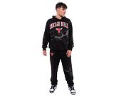 Mikina New Era NBA Logo Oversized Hoody Chicago Bulls Black / Front Door Red