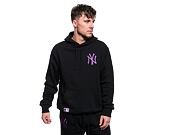 Mikina New Era League Essentials Oversized Hoody New York Yankees Black / Purple Nitro