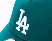 Kšiltovka New Era 9FORTY A-Frame Trucker MLB League Essential Los Angeles Dodgers Malachite / White