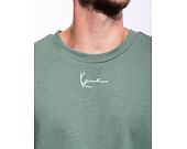 Triko Karl Kani Small Signature Heavy Jersey Boxy Tee dusty green