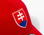 Dětská Kšiltovka New Era 9FORTY Kids National Team - Slovakia Scarlet