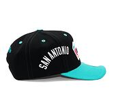 Kšiltovka Mitchell & Ness Overbite Pro Snapback Hwc San Antonio Spurs Black