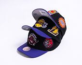 Kšiltovka Mitchell & Ness Overbite Pro Snapback Los Angeles Lakers Black