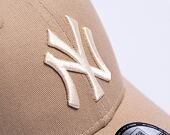 Kšiltovka New Era - 9FORTY League Essential - NY Yankees - Camel / Stone