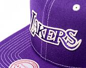 Kšiltovka Mitchell & Ness Contrast Natural Snapback Hwc Los Angeles Lakers Purple