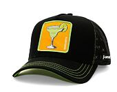 Kšiltovka Capslab Trucker - Margarita - Black / Orange