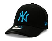 Dětská kšiltovka New Era 9FORTY Kids MLB League Essential New York Yankees - Black / Sunwash Blue