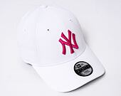 Dětská kšiltovka New Era 9FORTY Kids MLB League Essential New York Yankees - White / Blush Pink