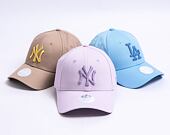 Dámská kšiltovka New Era 9FORTY Womens MLB Metallic Logo New York Yankees - Pastel Lila