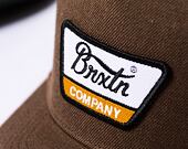 Kšiltovka Brixton Linwood C Netplus MP Snapback - Sepia/Black/Yellow