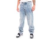 Džíny Karl Kani OG Wavy Baggy Workwear Denim bleached blue