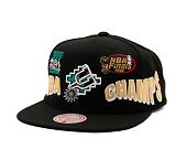 Kšiltovka Mitchell & Ness World Champs Snapback Hwc NBA San Antonio Spurs Black