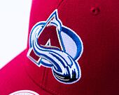 Kšiltovka Mitchell & Ness Team Ground 2.0 Pro Snapback NHL Colorado Avalanche Maroon