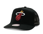 Kšiltovka NBA Monogram Trucker Miami Heat Black