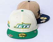 Kšiltovka New Era - 59FIFTY NFL Visor Clip - NY Jets - Off White