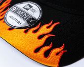 Kšiltovka New Era - 9TWENTY Flame - Black / Orange