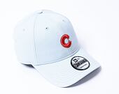 Kšiltovka New Era - 9FORTY Summer Washed - Chicago Cubs - Pastel Blue / Scarlet