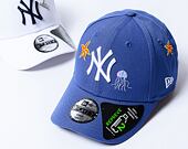 Dětská Kšiltovka New Era - 9FORTY Vacation Icons - NY Yankees - Calm Blue