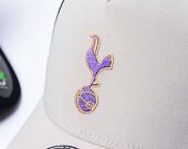 Kšiltovka New Era - 9FORTY Trucker Seasonal - Tottenham Hotspur FC - Stone / Purple