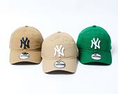 Kšiltovka New Era - 9TWENTY League Essential - NY Yankees - Camel / White