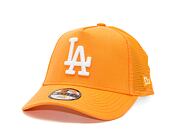 Dětská Kšiltovka New Era - 9FORTY Trucker League Essential - LA Dodgers - Orange