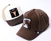 Kšiltovka Goorin Trucker - Dark Horse Field 100 - Brown