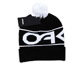 Kulich Oakley Factory Cuff Beanie Black/White Logo