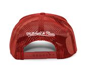 Kšiltovka Mitchell & Ness - Evergreen Trucker - Miami Heat - Red