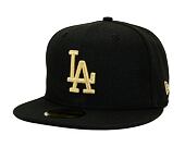 Kšiltovka New Era - 59FIFTY MLB Coops Metallic - LA Dodgers - Black / Gold