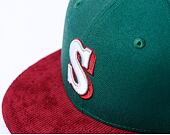 Kšiltovka New Era - 59FIFTY MLB Contrast Cord - Seattle Mariners - Green