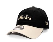 Kšiltovka New Era - 9TWENTY Script Cord - Black / Stone