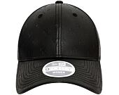 Kšiltovka New Era - 9FORTY Faux Leather Monogram - NY Yankees - Black