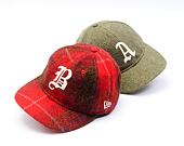 Kšiltovka New Era - 9FIFTY Retro Crown Harris Tweed - Boston Braves - Pinot Red